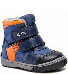 Śniegowce Kickers granatowe dziecięce 