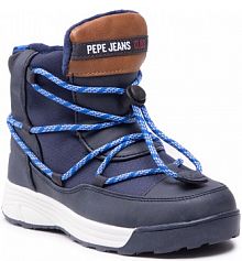 Trzewiki Pepe Jeans granatowe dziecięce Jarvis Tongue PBS50091  Navy 595