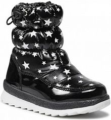 Śniegowce Nelli Blu czarne dziecięce 