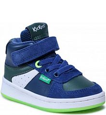 Sneakersy Kickers granatowe dziecięce Bilbon Bb Mid 664560-10 M Blue/Green/White 51
