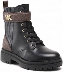 Trapery MICHAEL Michael Kors czarne dziecięce Stark Bootie 40F1SRFE7L Blk/Brown