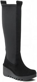 Kozaki Fly London czarne damskie Blyefly P501332001 Black