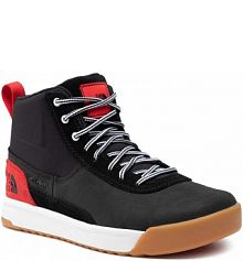 Półbuty sznurowane The North Face czarne męskie Larimer Mid Wp NF0A52RMTJ21 Tnf Black/Fiery Red