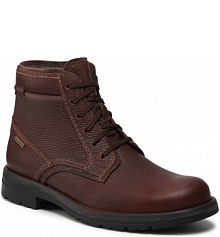 Kozaki Clarks brązowe dziecięce Morris High II 261645727 Brown Tumb