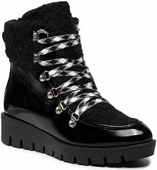 Botki na koturnie Sergio Bardi czarne 