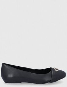 Baleriny Calvin Klein  czarne dziecięce  HW0HW00626