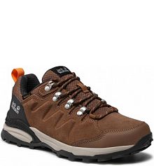 Buty trekkingowe niskie Jack Wolfskin brązowe damskie 