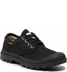 Półbuty sznurowane Palladium czarne dziecięce Pampa Ox Orig U 75331-060-M Black/Black