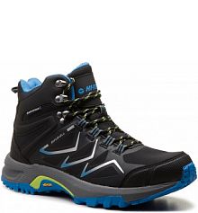 Buty trekkingowe Hi-Tec czarne dziecięce TEC - Reiko Mid WP AVSAW18-HT-01-Q3 Black/Middle Grey/L