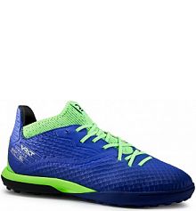 Buty do piłki nożnej dla dzieci Kipsta Viralto III TURF Mango sznurowane dziecięce