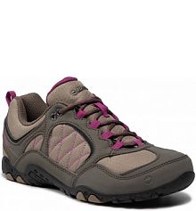 Buty trekkingowe Hi-Tec brązowe dziecięce TEC - Mayfield 006326/041 Taupe/Boysenberry