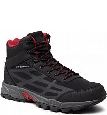 Buty trekkingowe Hi-Tec czarne dziecięce TEC - Mitoko Mid Wp AVSAW21-HT-BD-01 Black/Tango Red