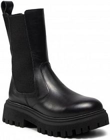 Trapery Patrizia Pepe czarne dziecięce PJ652.01 S Vitello Nero