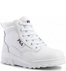 Trapery Fila białe damskie Grunge II L Mid Wmn 1010741.1FG White