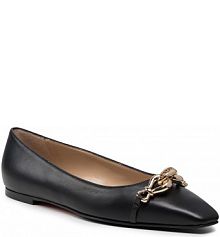 Baleriny Baldinini czarne damskie 