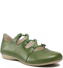 Półbuty wsuwane Josef Seibel zielone damskie 