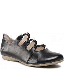 Półbuty wsuwane Josef Seibel czarne damskie 