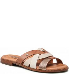 Klapki Pikolinos brązowe damskie W0X-0516C2 Terracota