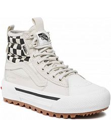 Półbuty na koturnie Vans beżowe Sk8-Hi GORE-TEX VN0A5I1127I1 (Checkerboard) Truwht/Blk
