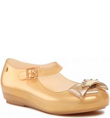 Półbuty wsuwane Melissa złote dziecięce Mini  Dora + Disney Princess 33501 Beige 19823