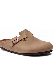 Klapki Birkenstock beżowe męskie 