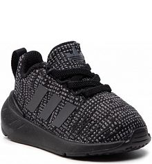 Półbuty wsuwane adidas czarne dziecięce 