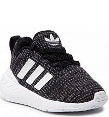 Półbuty sznurowane adidas czarne dziecięce 