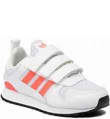 Buty na rzepy adidas białe dziecięce 