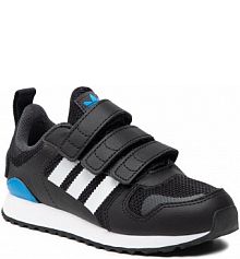 Buty na rzepy adidas czarne dziecięce 
