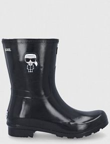Kalosze Karl Lagerfeld  czarne dziecięce  KL47073.V00