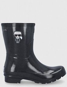 Kalosze Karl Lagerfeld  czarne dziecięce  KL47073.VDS